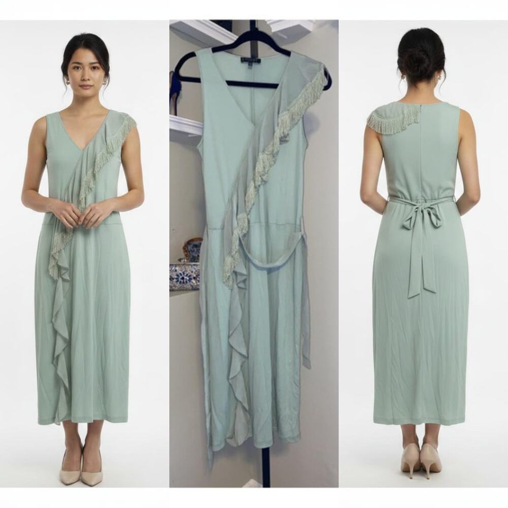Tricot Chic Green Dress